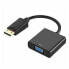 Фото #1 товара EWENT EW-140510-001-N-P DisplayPort To VGA M/F adapter 15 cm