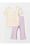 Фото #6 товара Костюм LC WAIKIKI Baby Girl Striped T-shirt & Pants