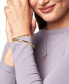 ფოტო #6 პროდუქტის Polished & Textured Paperclip Link Bracelet in 14k Gold