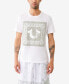 ფოტო #1 პროდუქტის Men's Short Sleeve Fray Twill Applique Tee