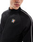 Cotton On tricot sports zip up jacket in black