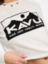 Kavu francis cropped t-shirt in white M - фото #3