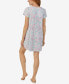 ფოტო #2 პროდუქტის Women's Cap Sleeve Sleepshirt Nightgown