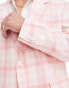 Фото #2 товара Viggo eriksen checked suit jacket in light pink