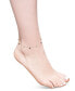 Фото #2 товара Браслет Macy's Black Sapphire Dangling Ankle