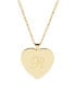 ფოტო #17 პროდუქტის Isabel Initial Heart Gold-Plated Pendant Necklace