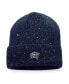 ფოტო #1 პროდუქტის Men's Navy Columbus Blue Jackets Authentic Pro Rink Pinnacle Cuffed Knit Hat