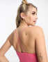 Фото #8 товара Pimkie seamless cross back cami body in pink
