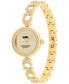 ფოტო #2 პროდუქტის Women's Gracie Gold-Tone Stainless Steel Bangle Bracelet Watch 23mm