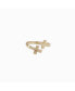 Фото #1 товара Dainty Wrap Cross Ring Gold