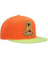 Men's Orange San Jose Earthquakes Throwback Logo Snapback Hat Оранжевый - фото #4