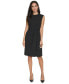 ფოტო #1 პროდუქტის Women's Sleeveless Chain-Embellished Sheath Dress