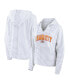 ფოტო #1 პროდუქტის Women's / Kansas City Chiefs Striped Notch Neck Pullover Hoodie