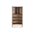 Фото #3 товара Шкаф DKD Home Decor 70 x 38 x 140 cm Позолоченный Деревянный Темно-серый