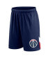 Men's Navy Washington Wizards Slice Shorts