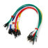 Connecting cables female-male 30cm colored - 50pcs