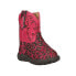 Roper Cowbabies Glitter Cat Square Toe Cowboy Infant Girls Pink Casual Boots 09