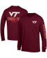 Фото #4 товара Men's Maroon Virginia Tech Hokies Team Stack Long Sleeve T-shirt