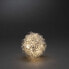 Фото #1 товара Konstsmide 3513-303 - Light decoration figure - Silver - Metal - Plastic - Universal - IP20 - Sphere