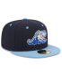 Фото #4 товара Men's Navy West Michigan Whitecaps Authentic Collection Alternate Logo 59FIFTY Fitted Hat