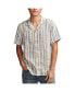 Фото #1 товара Men's Striped Linen Camp Collar Shirt