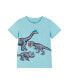 ფოტო #3 პროდუქტის Toddler/Child Boys Dino Graphic Tee & Ripstop Shorts Set