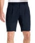 Men's Solid Pleated 8" Performance Shorts