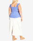 Plus Size Cece Fit-n-Flare Top