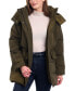 ფოტო #3 პროდუქტის Women's Oversized Hooded Anorak Puffer Coat