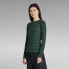 ფოტო #4 პროდუქტის G-STAR Slim Rib 2.0 Stripe long sleeve T-shirt