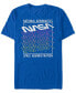 Фото #1 товара NASA Men's Neon Colors Space Administration Short Sleeve T- shirt