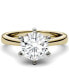 ფოტო #2 პროდუქტის Moissanite Solitaire Engagement Ring 1-9/10 ct. t.w. Diamond Equivalent in 14k White, Yellow or Rose Gold