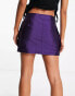 Фото #4 товара Topshop cargo pocket mini skirt in purple