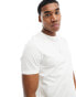 ASOS DESIGN 2 pack crew neck t-shirts in cream and beige