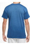 Фото #2 товара Футболка мужская Nike Pro Blue Training Neon Graphic Dri-Fit T-shirt DR8772-476
