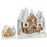 Фото #2 товара Декоративная фигура Городок Рождество Белый Коричневый Деревянный 44 x 43 x 6 cm