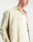 Фото #2 товара Weekday stay jersey overshirt in ecru