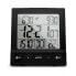 Mebus 25581 - Digital alarm clock - Square - Black - 12/24h - F - °C - Any gender