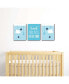 Фото #2 товара Baby Boy - Blue Nursery Wall Art Room Decor - 7.5 x 10 inches - Set of 3 Prints