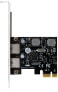 Exsys EX-11192 2-Port USB 3.2 Gen 1 PCIe Karte - Cable - Digital