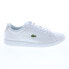 Фото #1 товара Lacoste Carnaby BL 21 1 7-41SMA000221G Mens White Lifestyle Sneakers Shoes