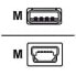 Фото #1 товара Zebra USB-A to USB mini-B Cable - 1 m - USB A - Mini-USB B - Male/Male