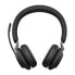 Jabra Evolve2 65 USB-C Black MS Chrg stand Stereo - Wireless - Office/Call center - 20 - 20000 Hz - 176.4 g - Headset - Black