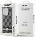 DKNY DKNY DKHMP14XHCPTSK iPhone 14 Pro Max 6.7" czarny/black hardcase IML Checkered Mono Pattern & Printed Stripes MagSafe