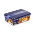 Фото #3 товара Герметичная коробочка для завтрака Luminarc Easy Box Синий Cтекло (6 штук) (1,97 l)