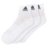 adidas 3 Stripes Performance Half Cushion Ankle socks 3 pairs