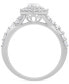 Фото #7 товара Кольцо Macy's Diamond Marquise Bridal Set in 14k White Gold