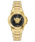 ფოტო #1 პროდუქტის Women's Swiss Gold Ion Plated Stainless Steel Bracelet Watch 37mm