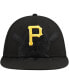 Men's Black Pittsburgh Pirates Shadow Logo 59FIFTY Fitted Hat Черный, 7 1/2 - фото #2