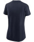 ფოტო #3 პროდუქტის Women's Navy New England Patriots Logo Essential T-shirt